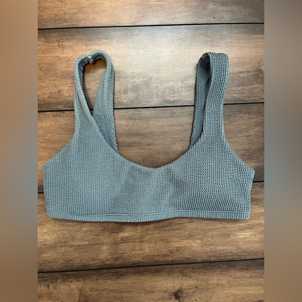 Grey/Blue hollister bikini top